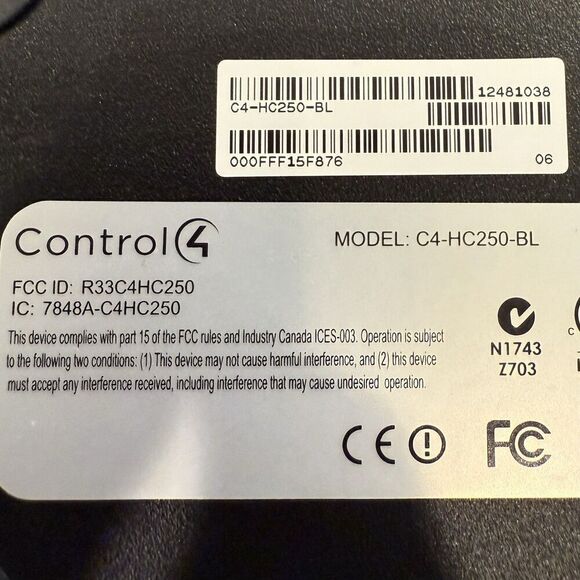 Lot of 3 Control4 HC250 Controllers – All Power On, Tested, No Cords - Picture 7 of 11